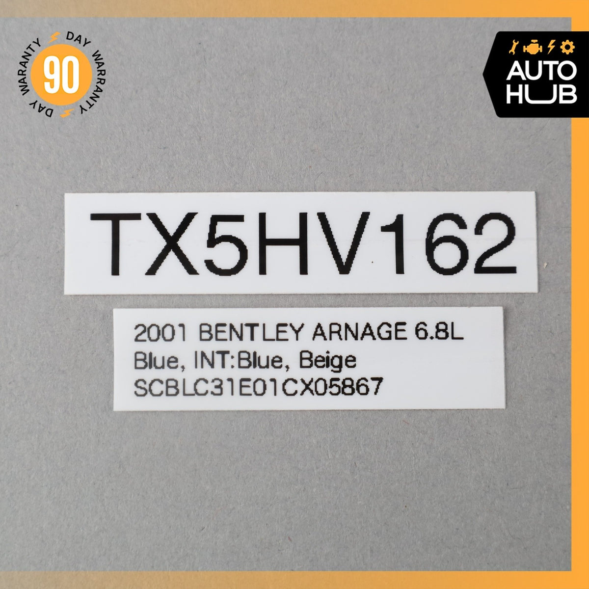Bentley Arnage Engine Oil Pressure Display Gauge PM25093PF OEM 42k - photo 9