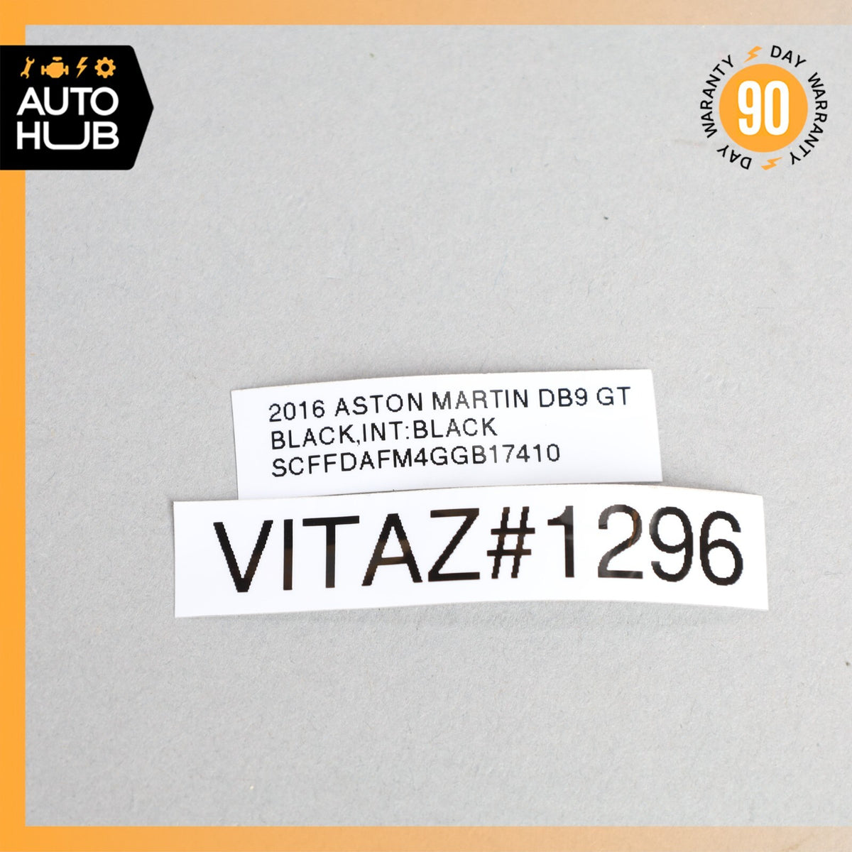 16-19 Aston Martin DB9 GT Vantage Center Left Radio Menu Source Switch OEM 7k - photo 11