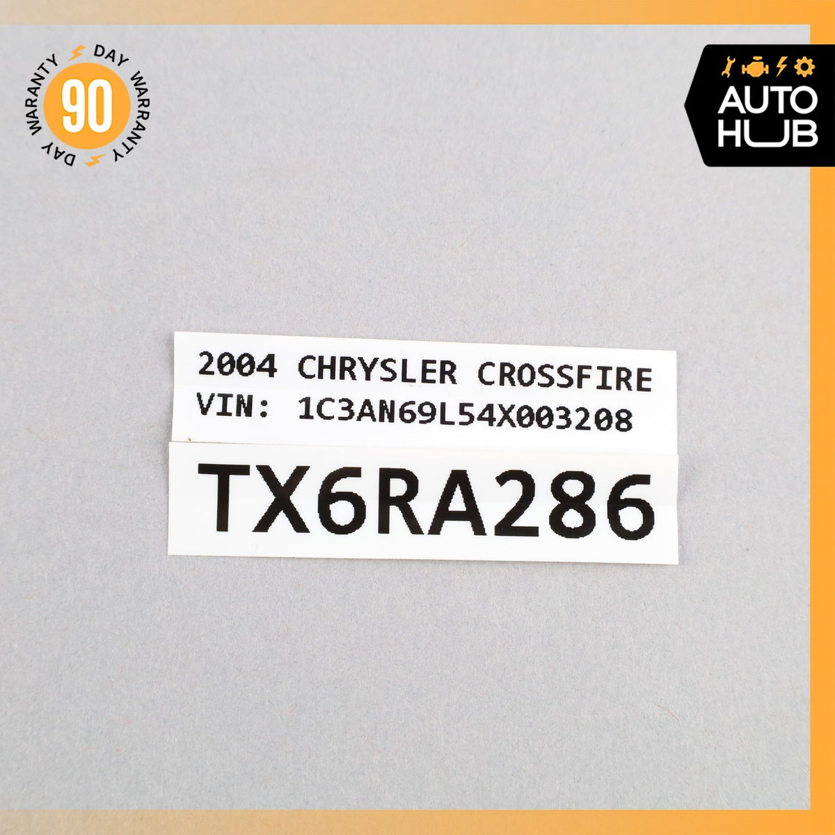 04-08 Chrysler Crossfire Theft-Locking Security Alarm OEM - photo 10