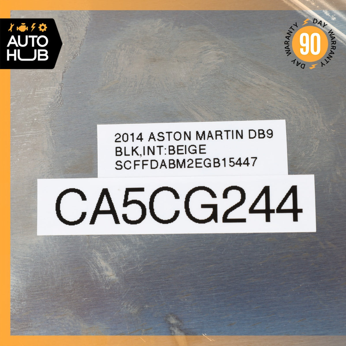 05-16 Aston Martin DB9 Front Right Floor Plate Shield Cover 4G43111B48AB OEM 22k - photo 9