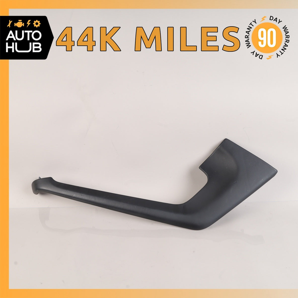 Porsche Macan 95B Center Console Molding Trim Cover Left Leather Black OEM - photo 1