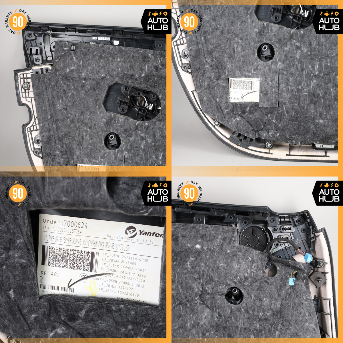 15-21 Mercedes W205 C43 AMG C350e Front Right Side Interior Door Panel OEM - photo 20