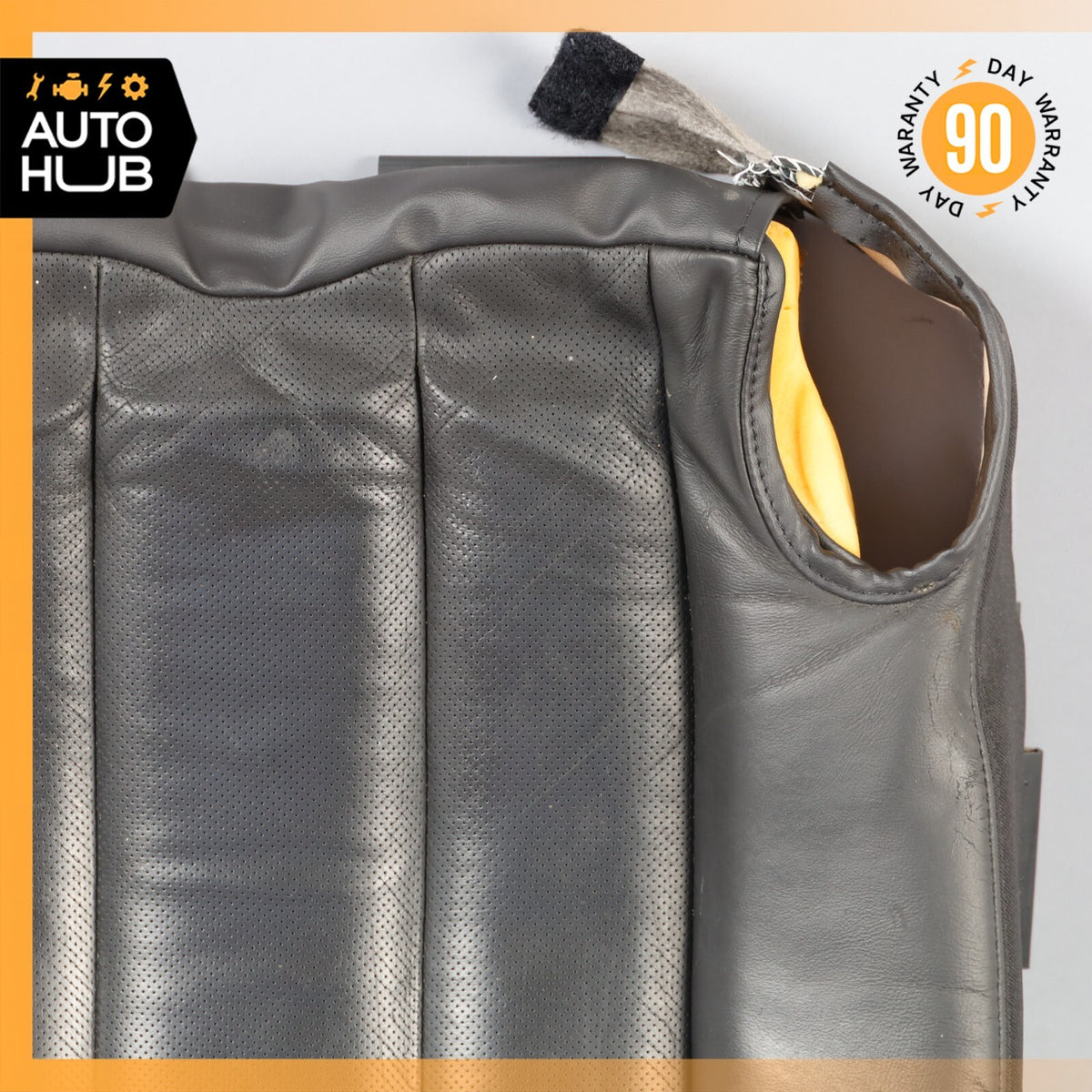04-08 Cadillac XLR Right Passenger Bottom Lower Seat Cushion Black OEM 51k - photo 2