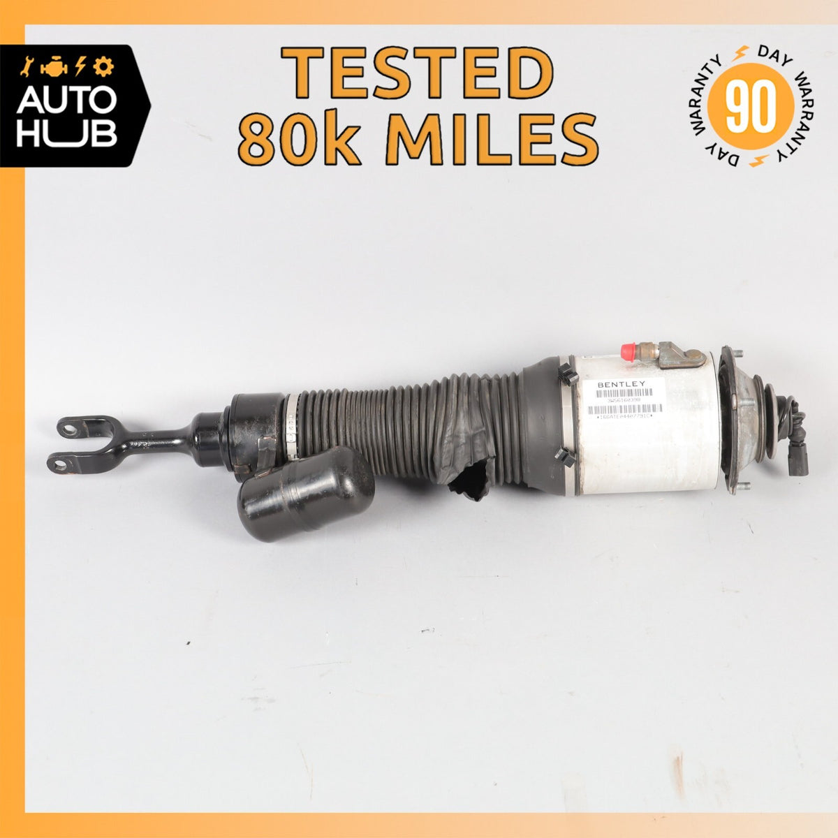 Bentley Continental Flying Spur Front Left Side Air Ride Air Shock Strut OEM 80k - photo 1