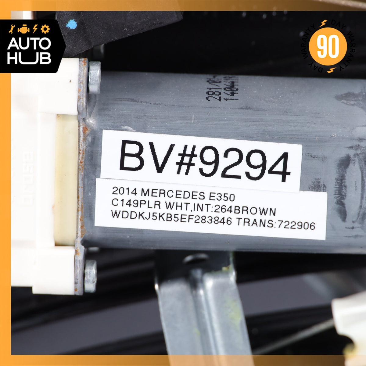 Mercedes W207 E350 E400 Coupe Rear Left Driver Side Window Regulator w/Motor OEM - photo 17