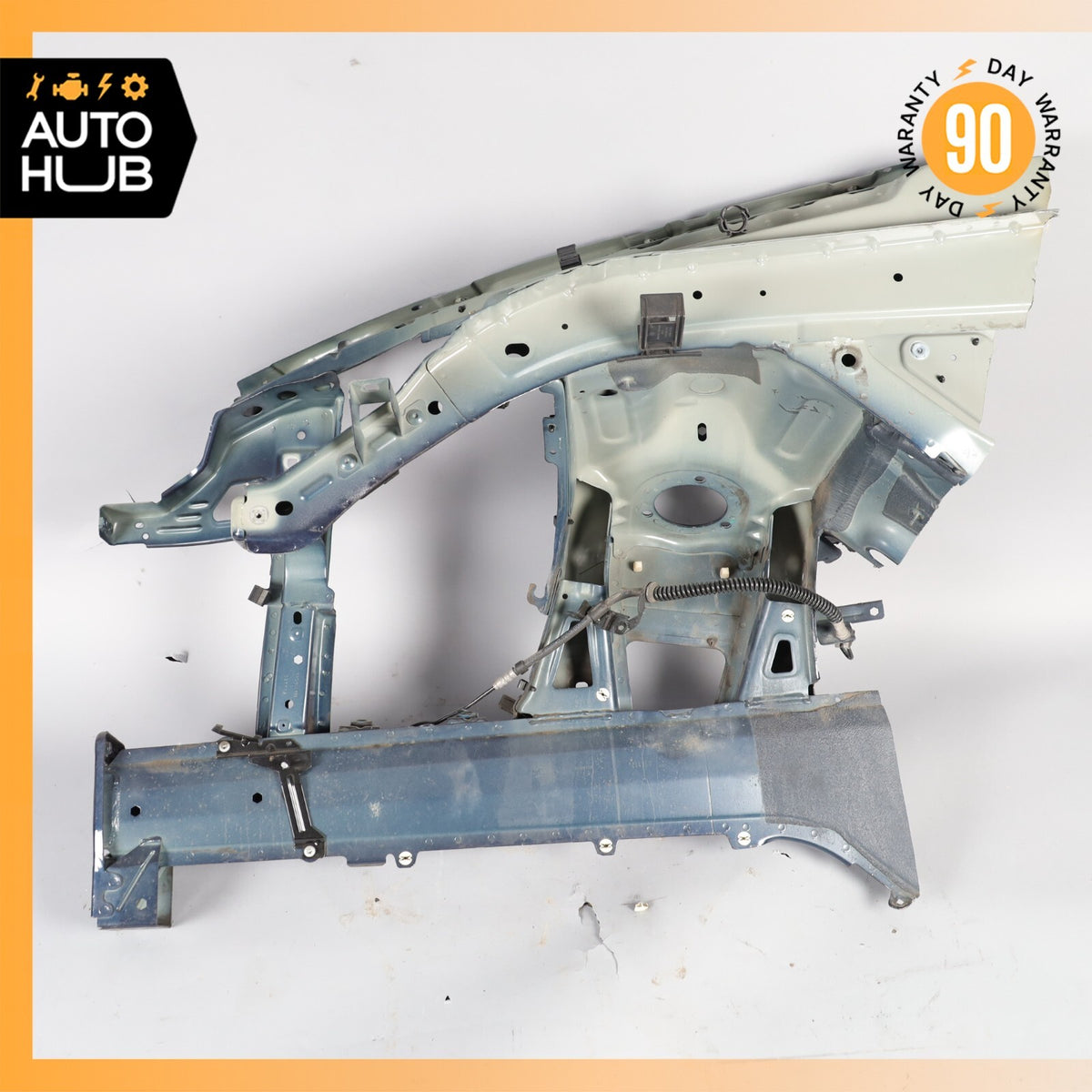 11-14 Porsche Cayenne 958 Front Left Side Frame Apron Beam Inner Fender OEM - photo 10
