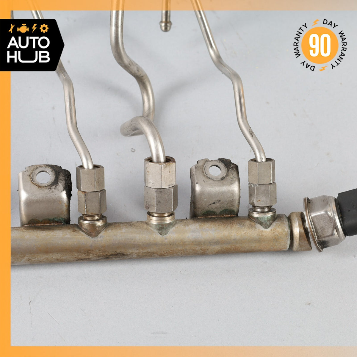 09-12 BMW F10 550i 750i 650i N63 4.4L Left Driver Side Fuel Rail w/Sensor OEM - photo 10