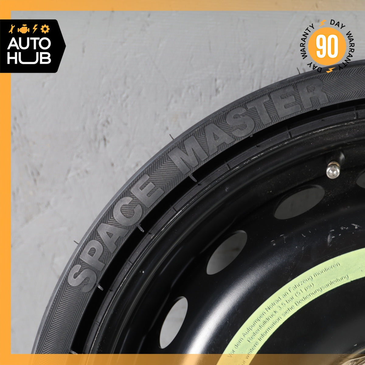 Mercedes R171 SLK280 CLK55 AMG Emergency Spare Tire Wheel Donut Rim 17 17" OEM - photo 6