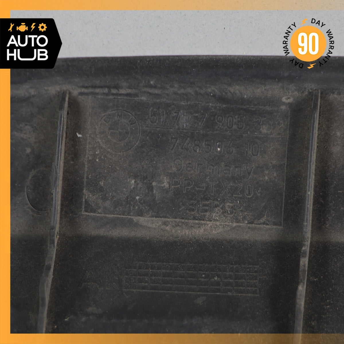 04-10 BMW E60 550i 535i Front Reinforcement Bar Radiator Support Clip OEM - photo 13
