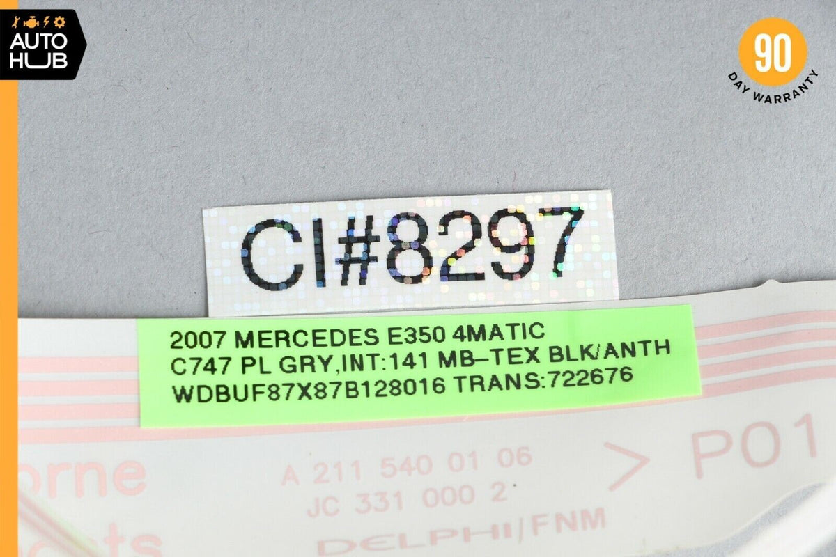 03-09 Mercedes W211 E350 E320 E500 Front Right Door Wire Harness 2115400106 OEM - photo 12