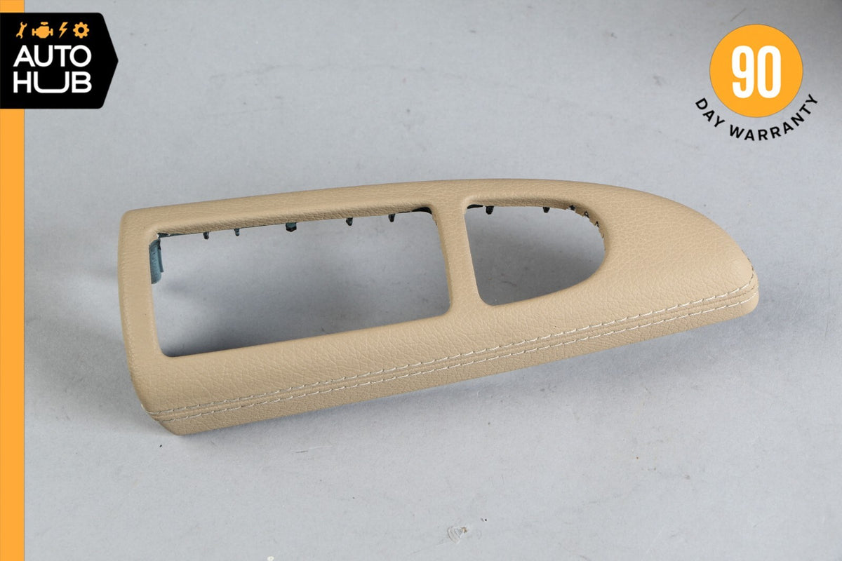 07-13 Mercedes W221 S550 S600 Master Window Control Switch Bezel Trim Beige OEM - photo 1