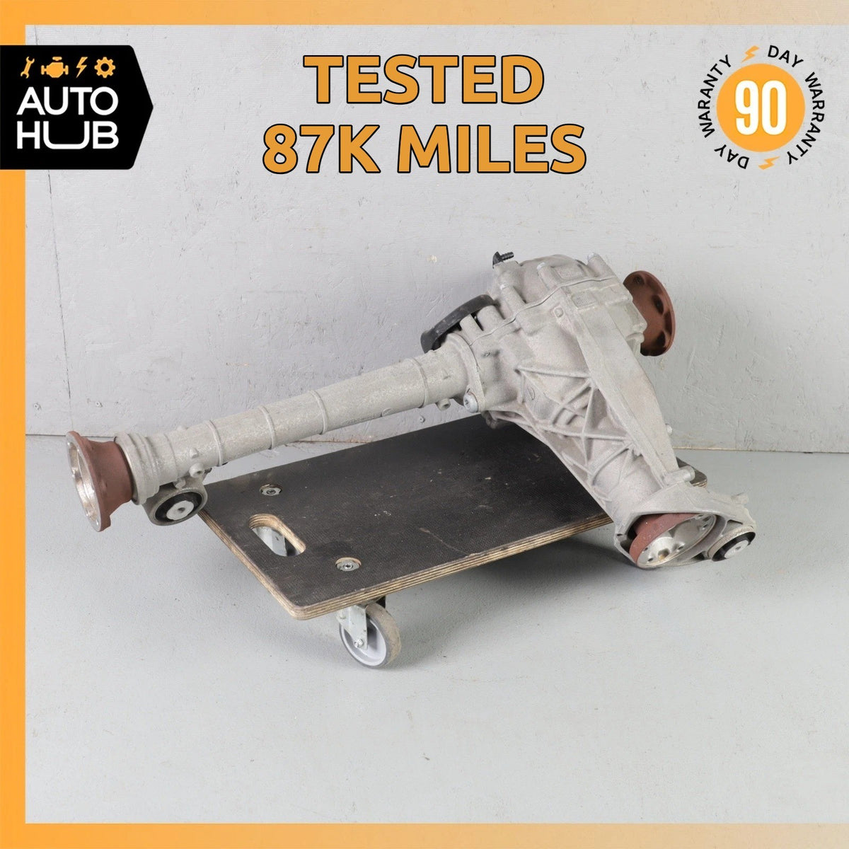 03-10 Porsche Cayenne 955 S N/A Front Differential Axle Carrier Diff OEM - photo 1