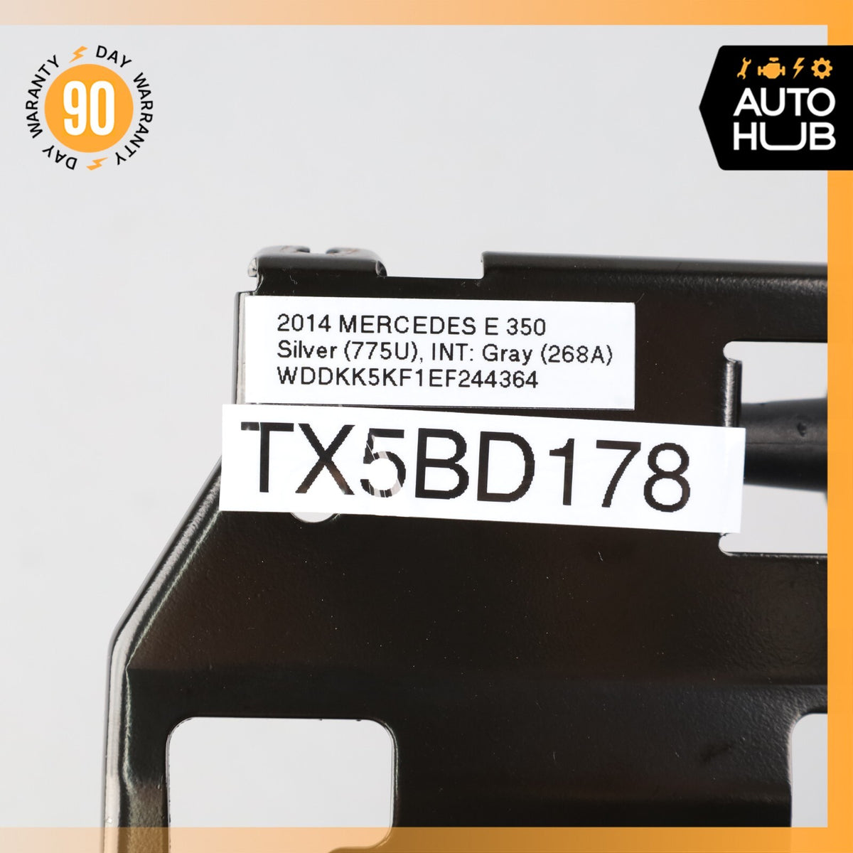 11-17 Mercedes W207 E350 E400 Convertible Rear Right Side Flap Black OEM - photo 9
