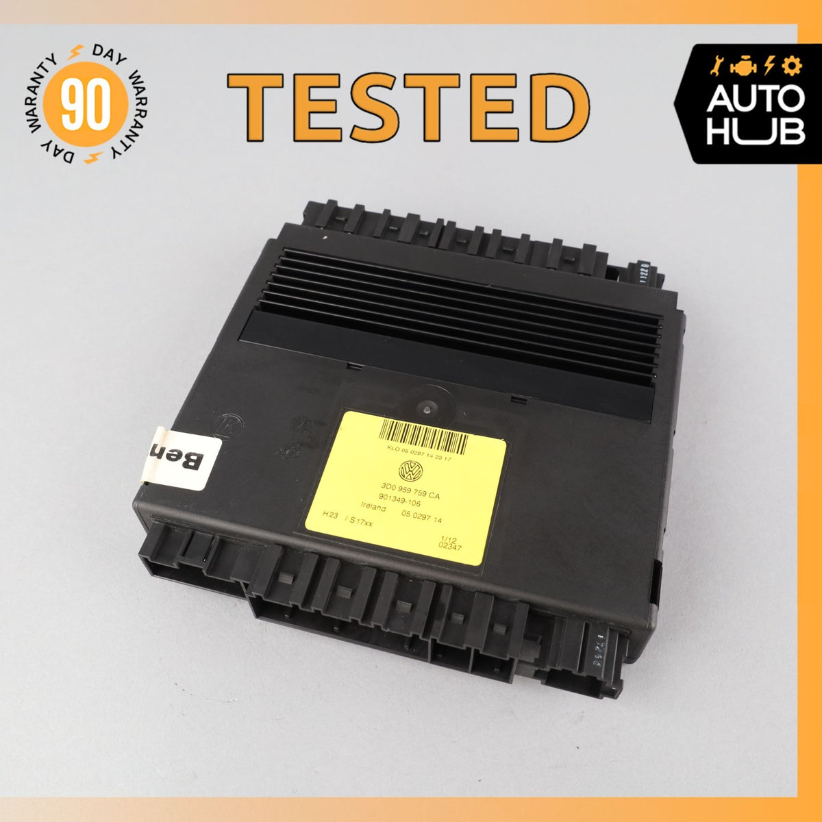 06-13 Bentley Continental Flying Spur Front Right Seat Control Module OEM - photo 1