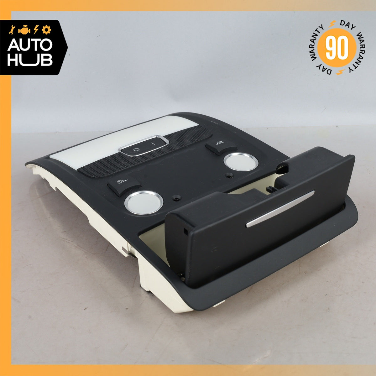 09-12 Audi 8R Q5 Front Roof Console Dome Light Lamp Black OEM - photo 4