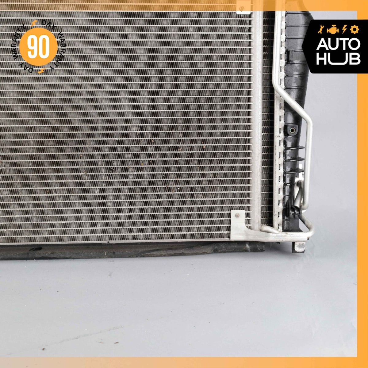 03-06 Mercedes R230 SL500 Cooling Radiator A/C Condensor Oil Cooler OEM 56k - photo 10