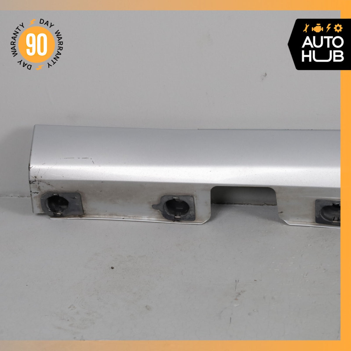 07-13 Mercedes W221 S550 S400 Left Side Skirt Rocker Panel Molding Silver OEM - photo 2