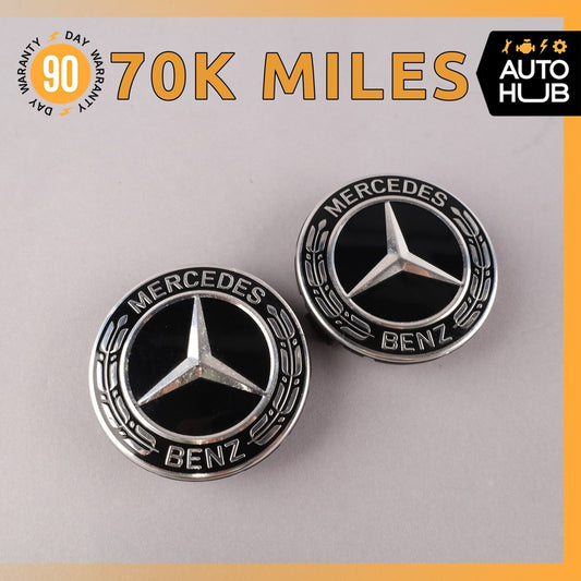 Mercedes W213 E300 Wheel Center Cap Cover Set of 2 2224002100 OEM - photo 1