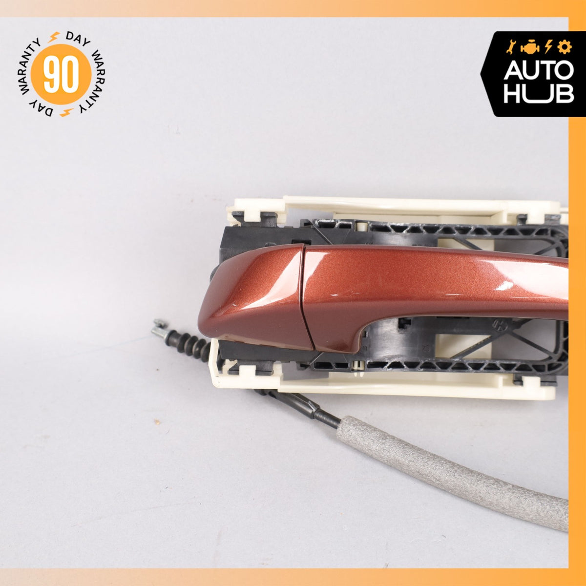 11-18 Porsche Cayenne 958 Rear Left Side Exterior Door Handle Red OEM - photo 3