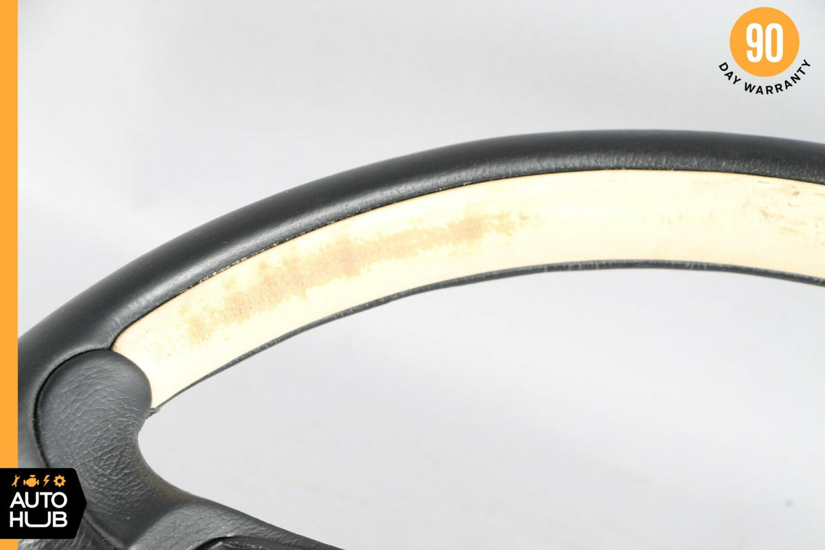 01-04 Mercedes R170 SLK230 SLK320 Driver Steering Wheel Black Beige Two Tone OEM - photo 9