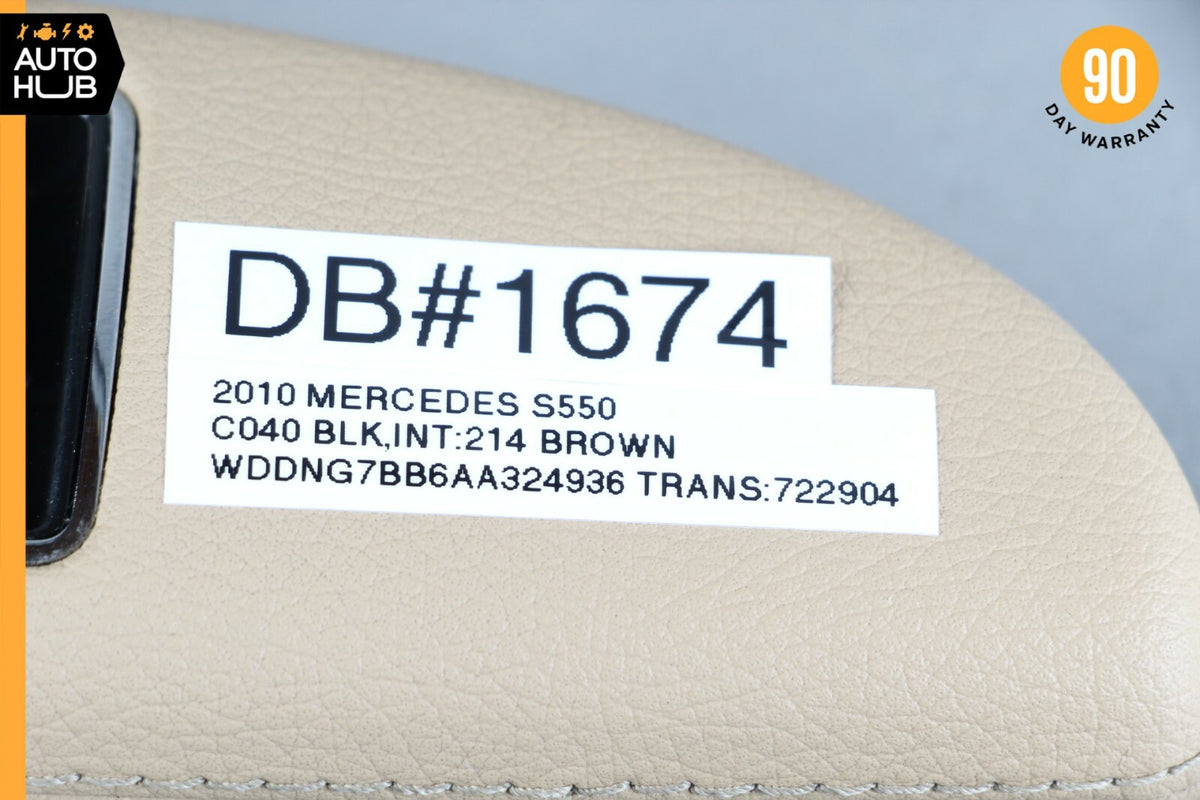 10-13 Mercedes W221 S550 S400 Rear Left Driver Window Control Switch Beige OEM - photo 10