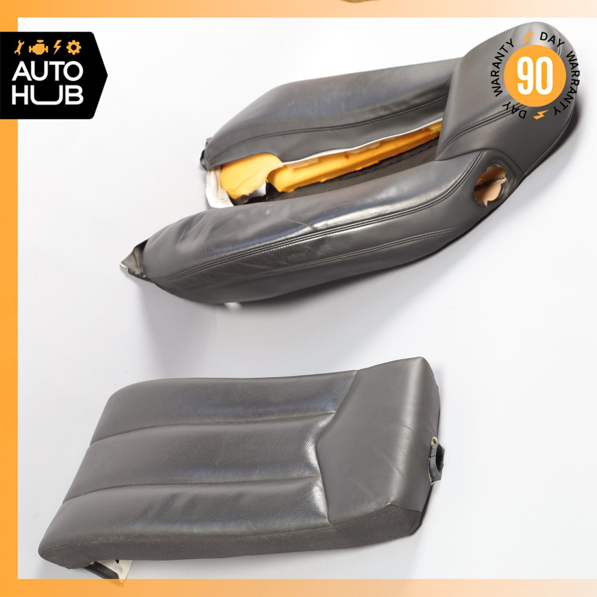 06-08 Cadillac XLR Left Driver Side Top Upper Seat Cushion Black OEM - photo 12