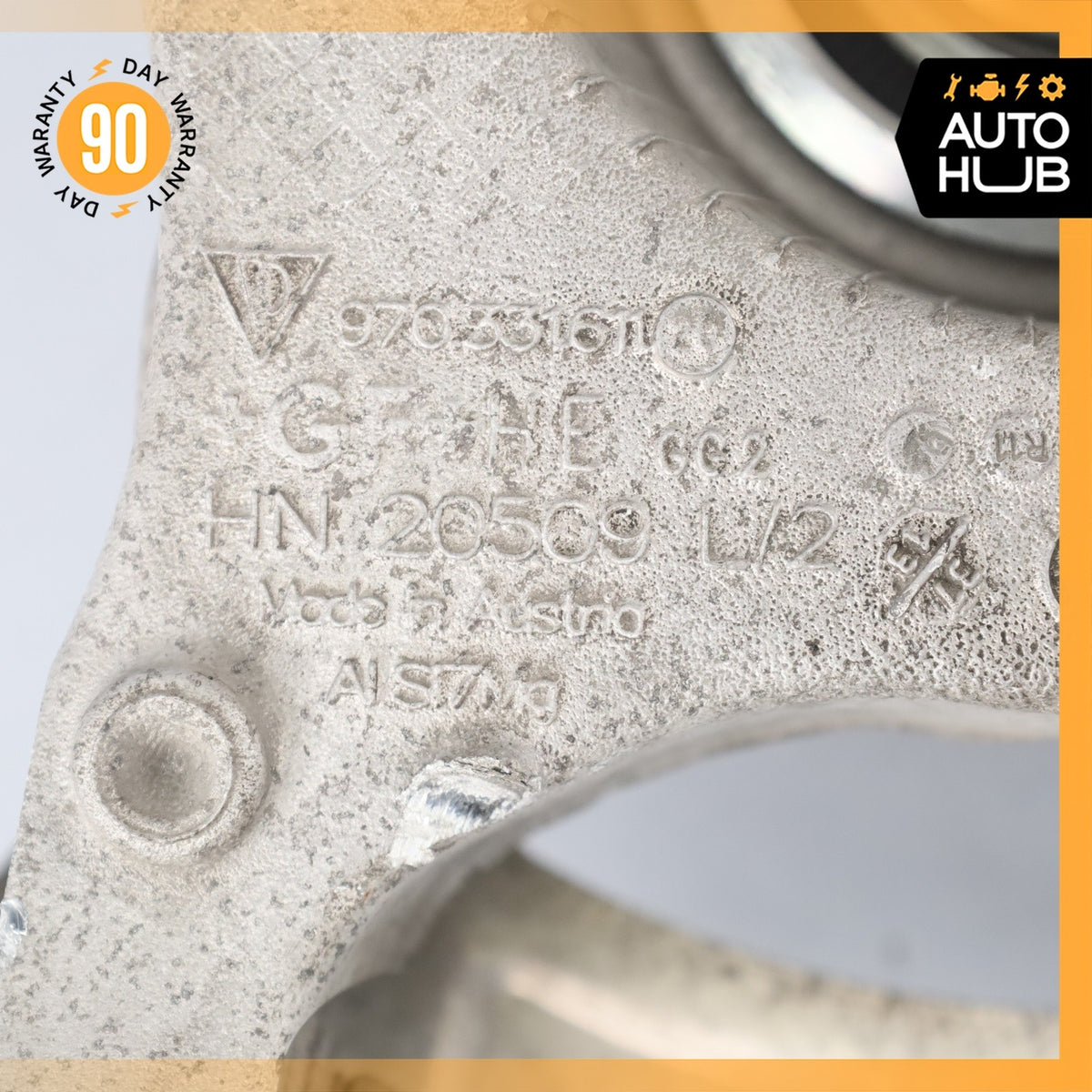 10-16 Porsche Panamera 970 Rear Left Side Knuckle Spindle Hub OEM 93k - photo 13