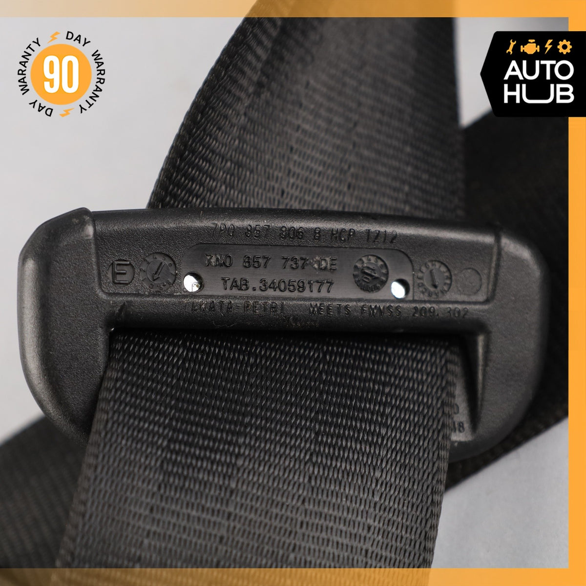11-18 Porsche Cayenne 958 Rear Right Seatbelt Seat Belt Black 95880305010 OEM - photo 16
