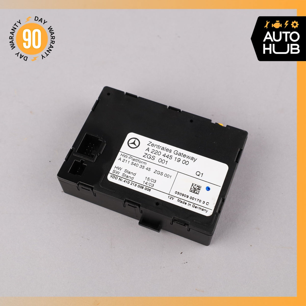 03-11 Mercedes W215 CL600 E550 Central Gateway Control Module 2204451900 OEM - photo 2