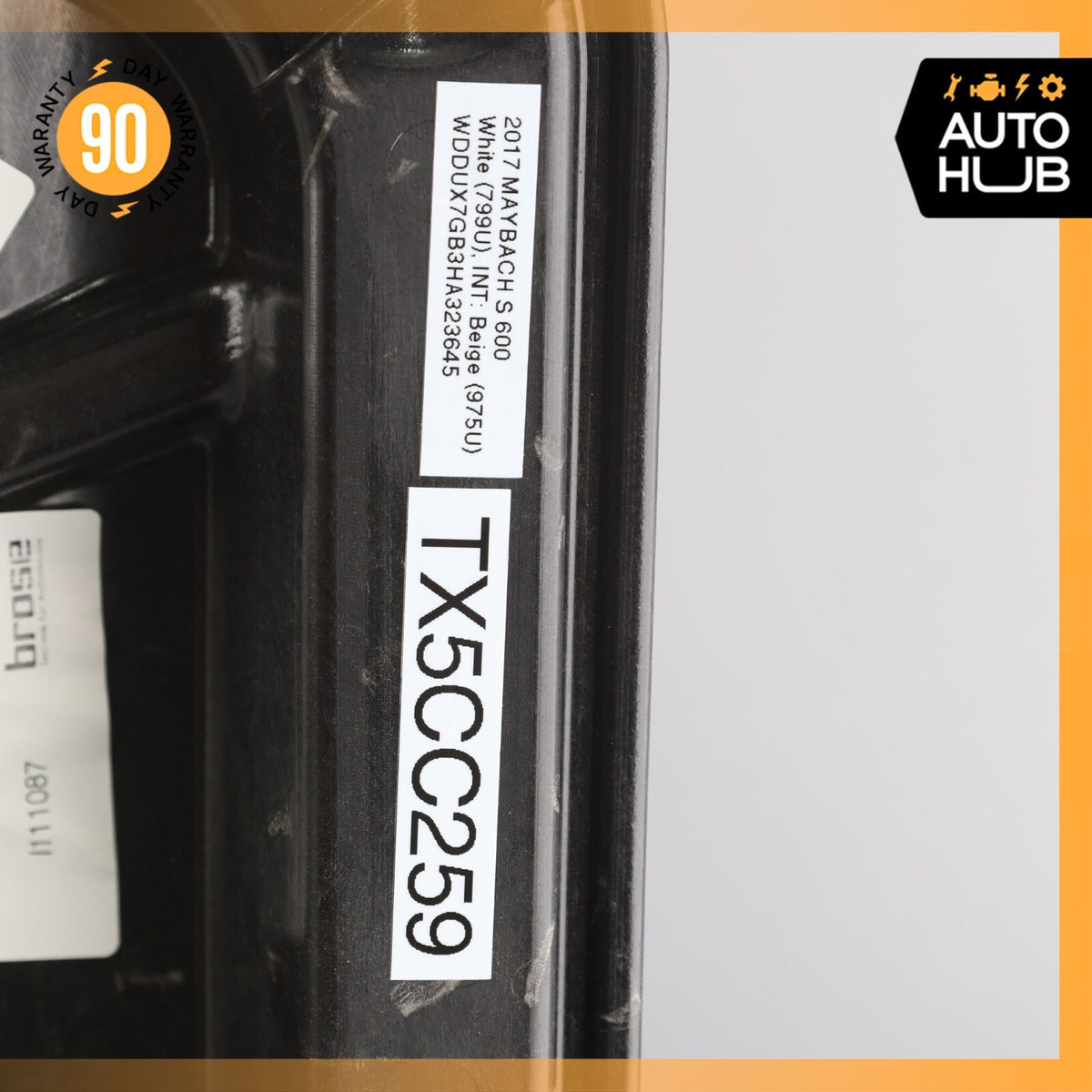 16-20 Mercedes W222 Maybach S600 Window Regulator Panel Rear Left OEM - photo 15