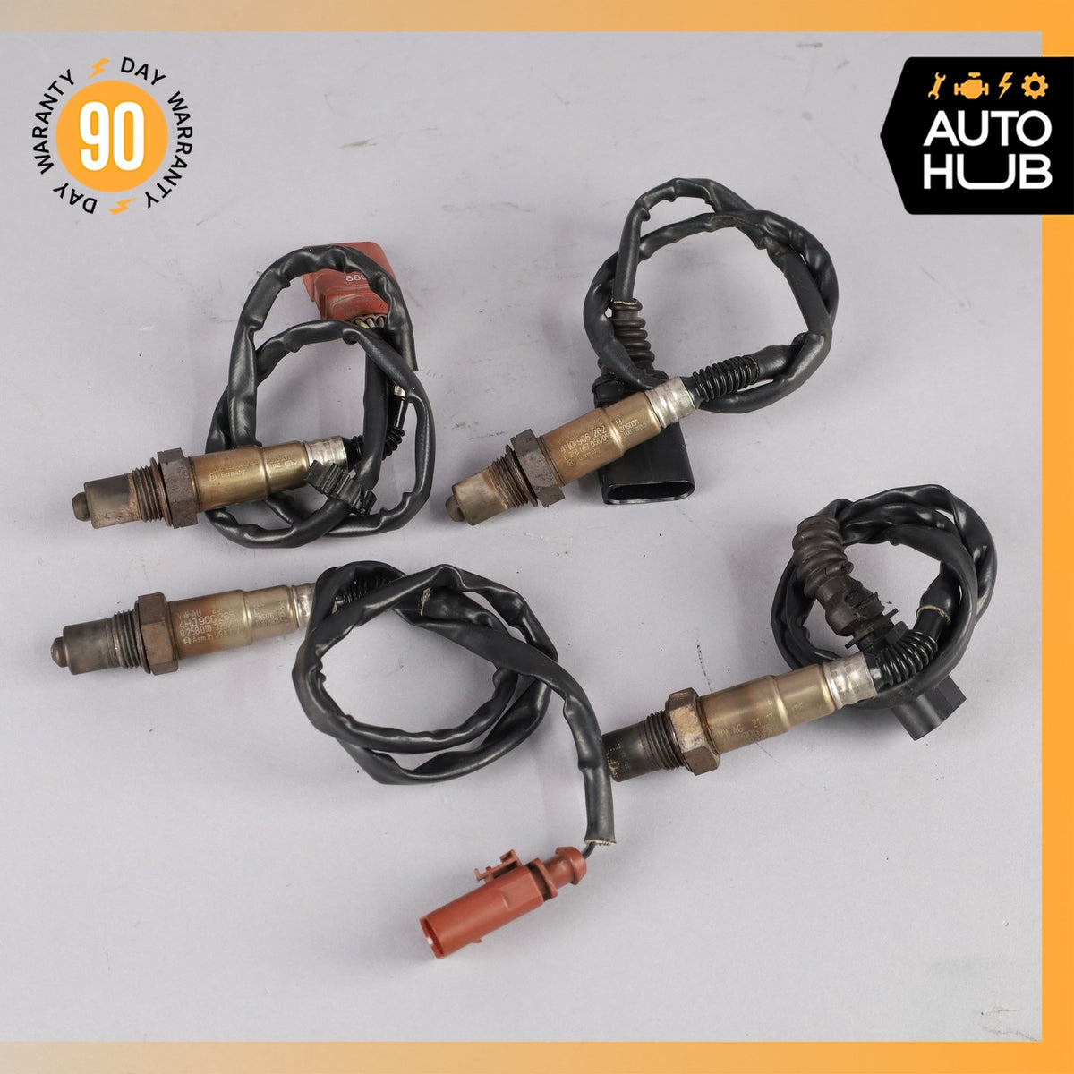 11-18 Audi D4 A8L Lambda Oxygen Sensor Set of 4 OEM - photo 2