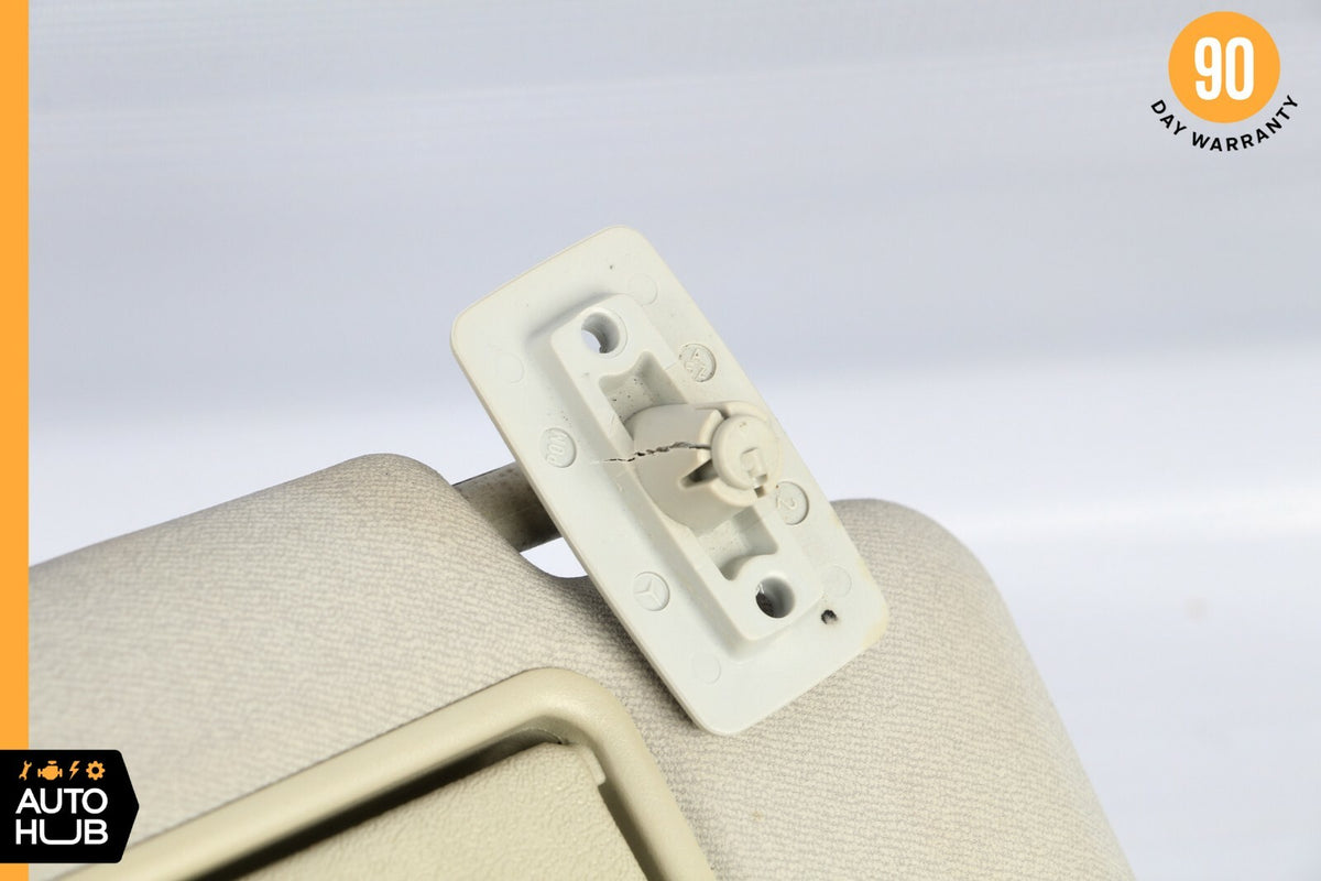 96-99 Mercedes W210 E320 E55 AMG Sunvisor Sun Visor Right Passenger Beige OEM - photo 11