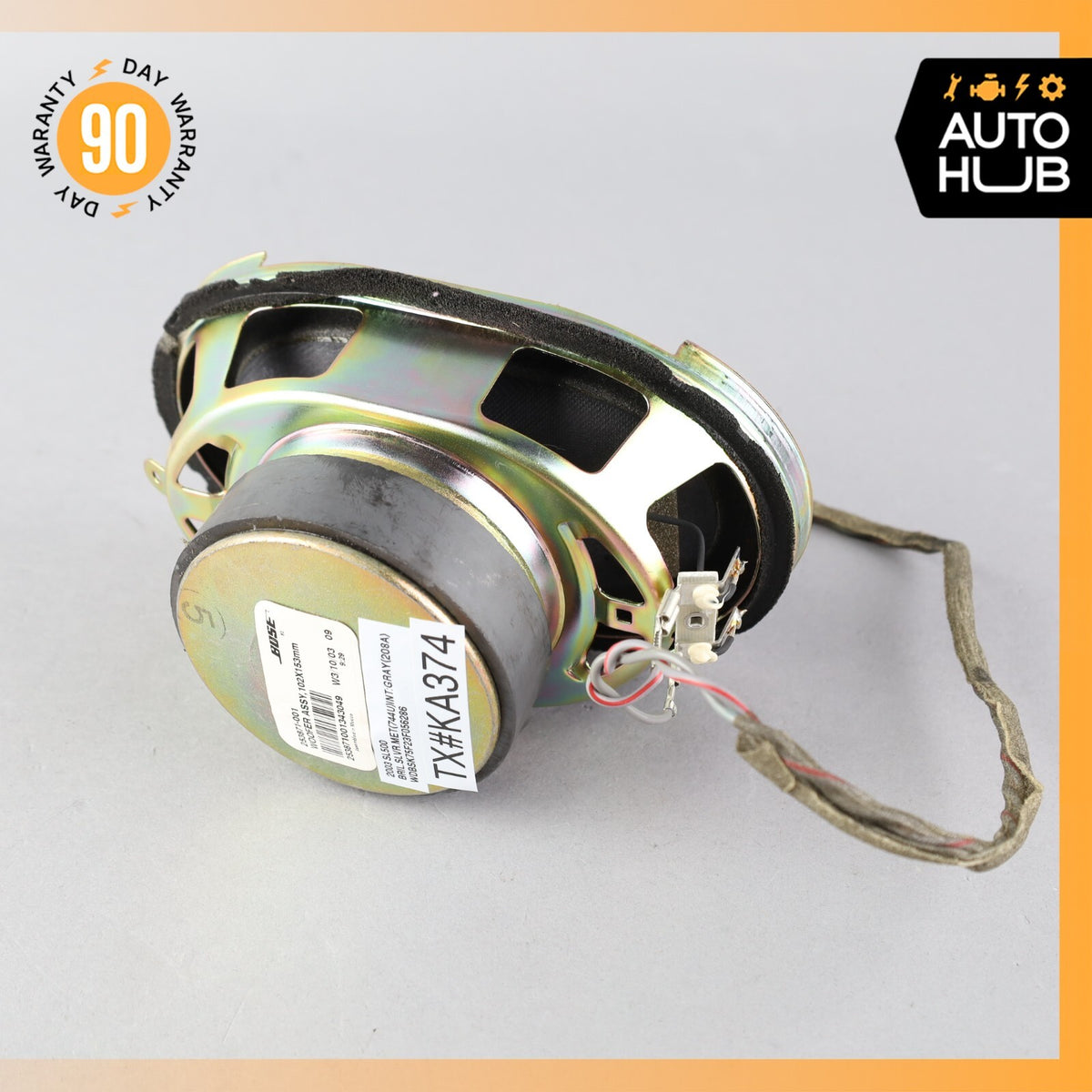 03-08 Mercedes R230 SL500 SL55 AMG Subwoofer Audio Radio Speaker BOSE OEM - photo 2
