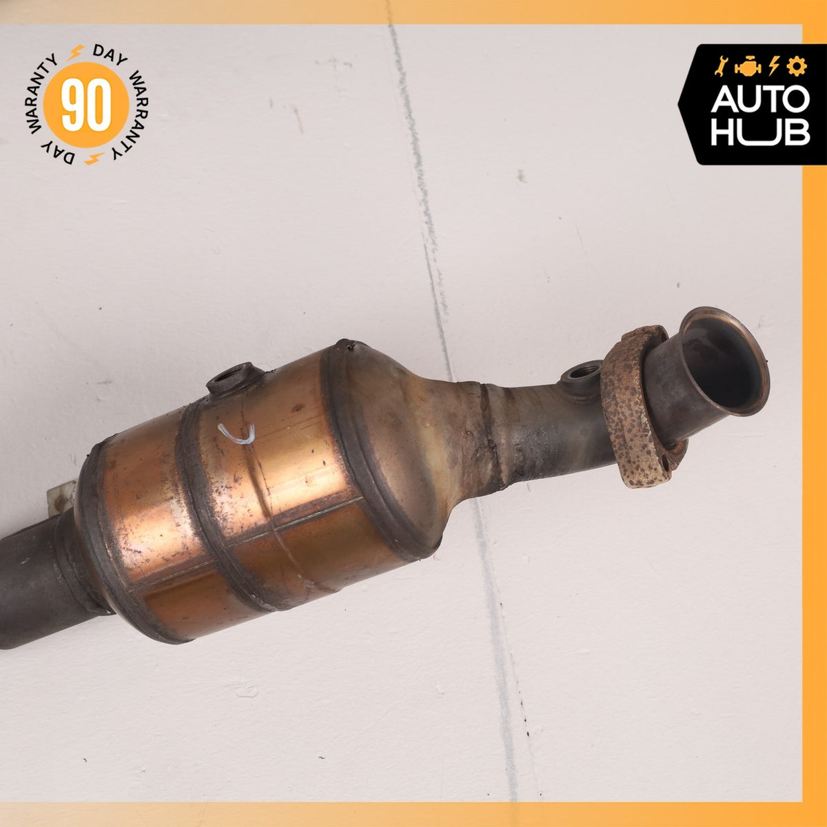 06-11 Mercedes W164 ML350 M272 Engine Left & Right Exhaust Downpipe Set OEM - photo 6