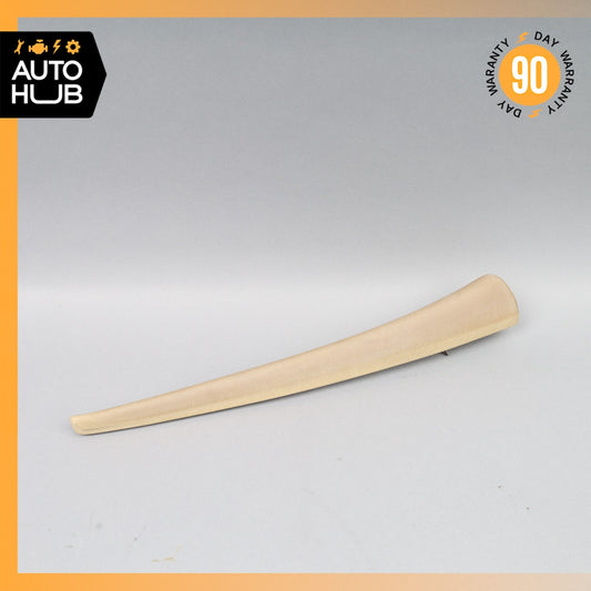 Mercedes W126 420SEL Front Right Door Window Panel Trim Beige OEM - photo 1