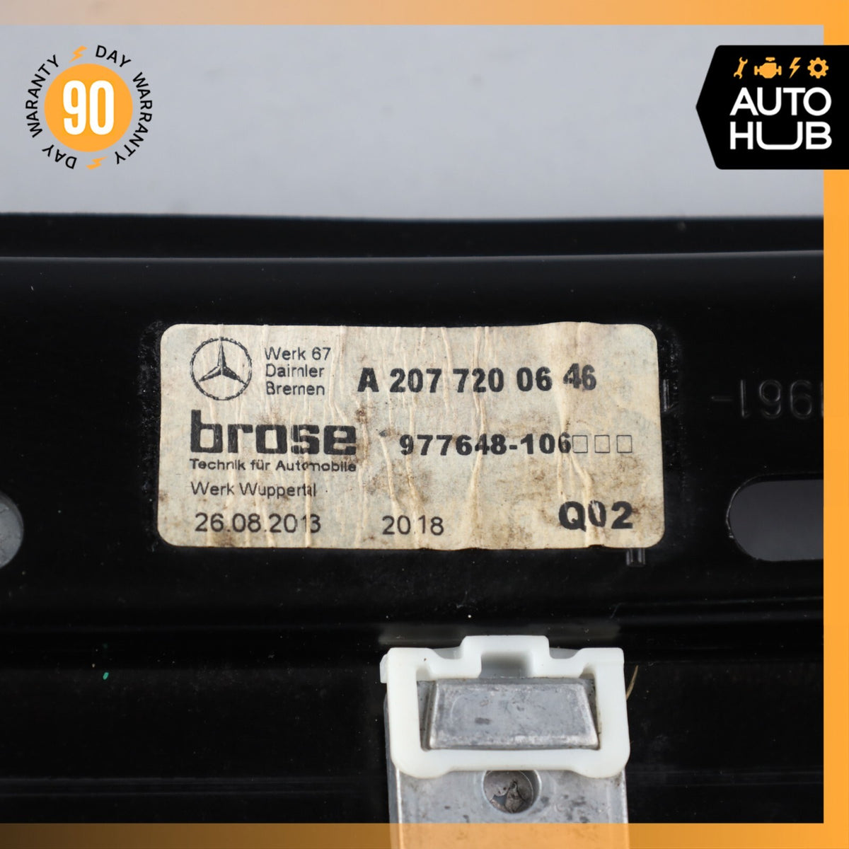 Mercedes W207 E350 Convertible Window Regulator Motor Front Right Side OEM 16k - photo 15