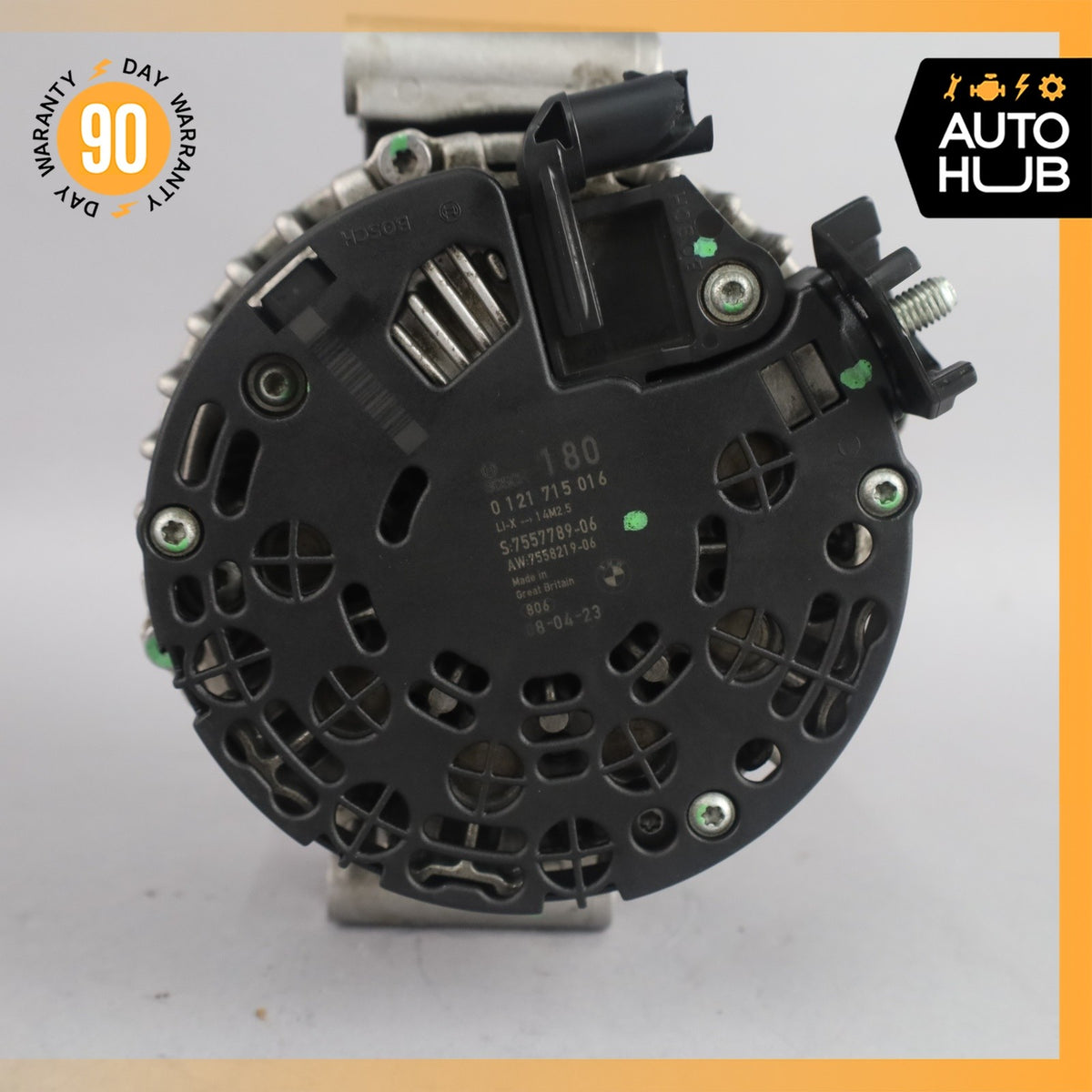 BMW E60 335i N54 Engine Generator Alternator 7557789 OEM - photo 5