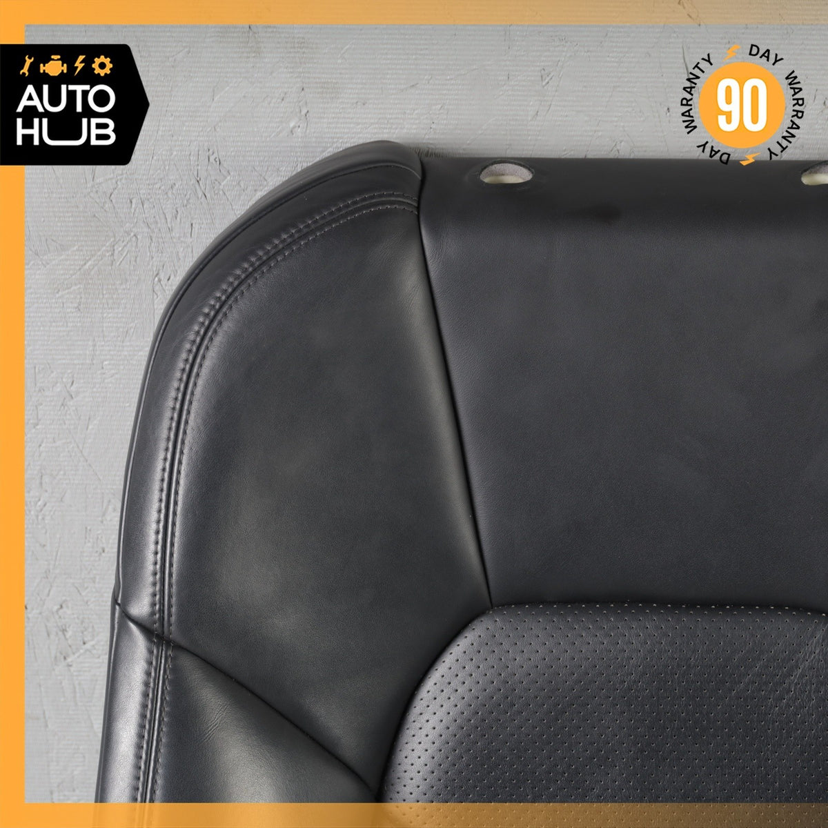 15-18 Porsche Macan 95B Front Left Side Seat Upper Cushion Leather Black OEM - photo 8