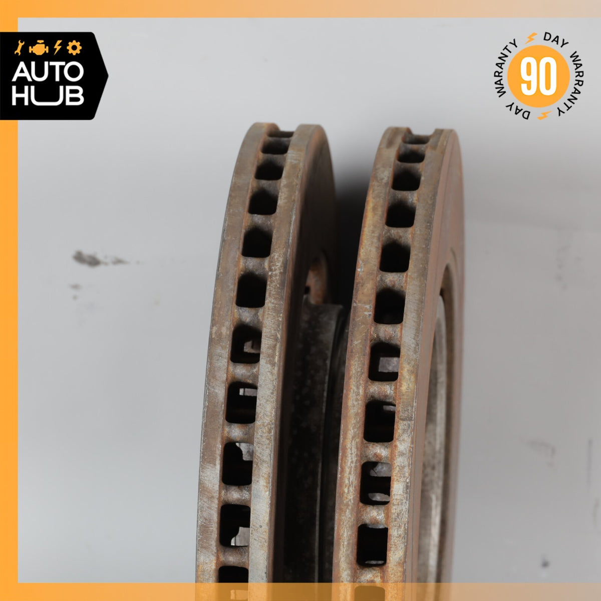 17-24 Aston Martin DB11 Vantage Rear Brake Rotors Disc Left & Right Set OEM - photo 13