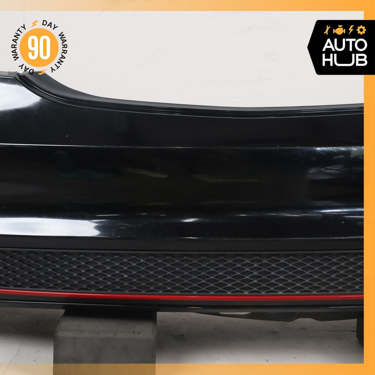 14-16 Mercedes W117 CLA250 AMG Sport Rear Bumper Cover Assembly Black OEM - photo 6