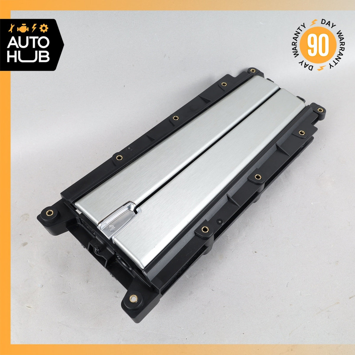 10-16 Porsche Panamera 970 Rear Center Console Storage Compartment Aluminium OEM - photo 1