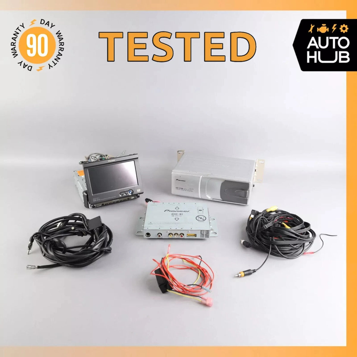 Pioneer AVIC-N1 DVD Multimedia AV Navigation Hide Away Unit CD Changer Set - photo 1