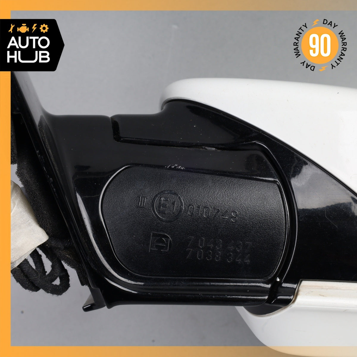 06-10 BMW E64 650i Left Driver Side Rear View Door Mirror Alpine White OEM 65k - photo 8