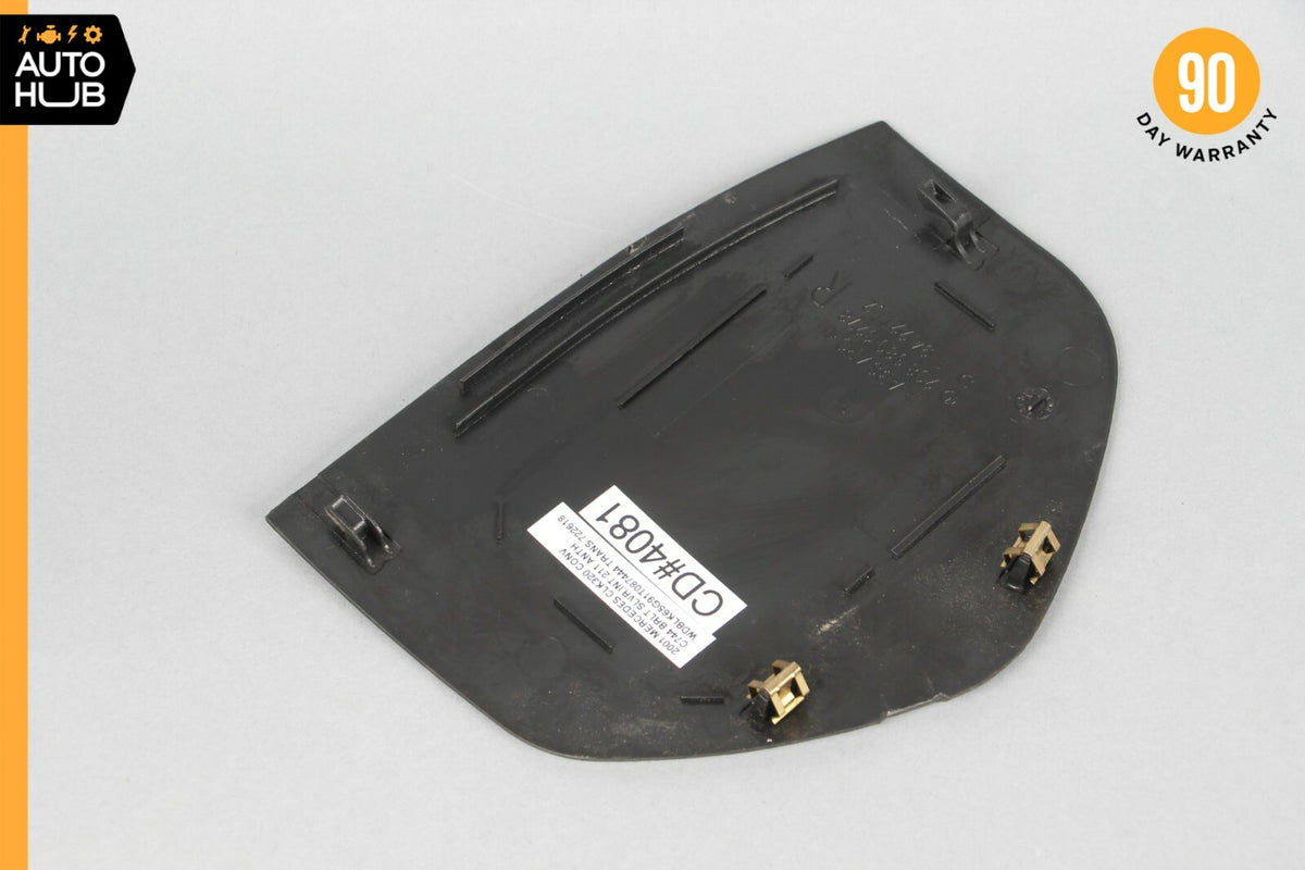 98-03 Mercedes W208 CLK320 CLK55 Right Dashboard Dash Cover Panel Trim Black OEM - photo 4