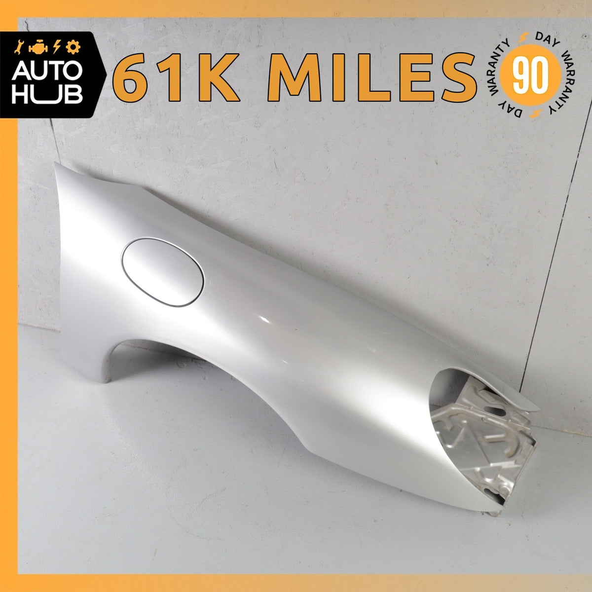 97-04 Porsche Boxster 986 911 996 Right Side Fender Assembly Silver OEM 61k - photo 1
