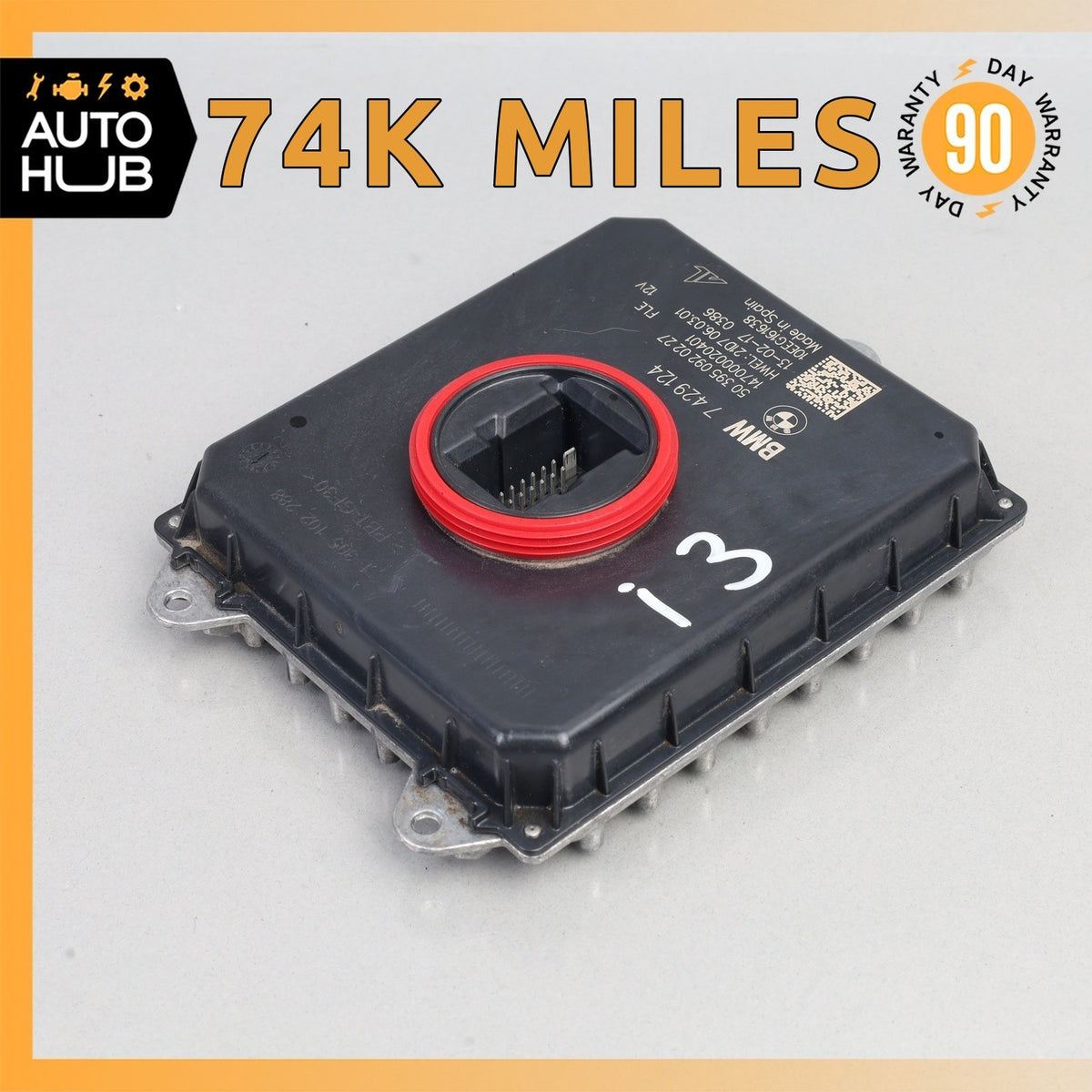 14-17 BMW i3 I01 Headlight Head Light Lamp LED Control Module 7408892 OEM - photo 1