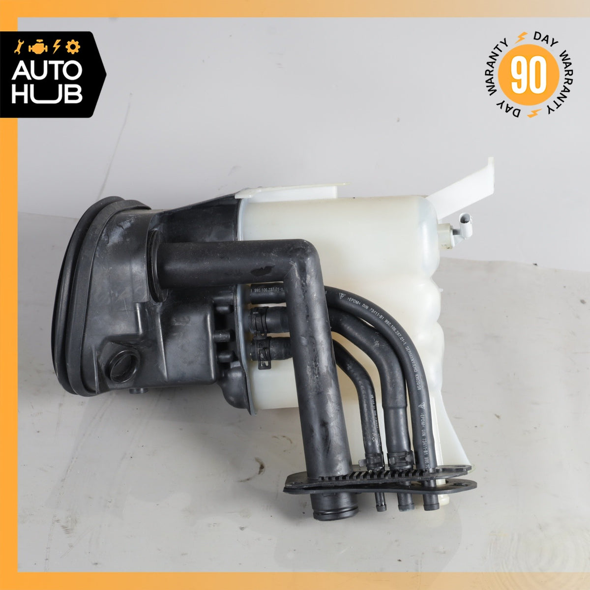 Porsche Boxster 986 Engine Radiator Expansion Tank w/ Hose OEM - photo 13