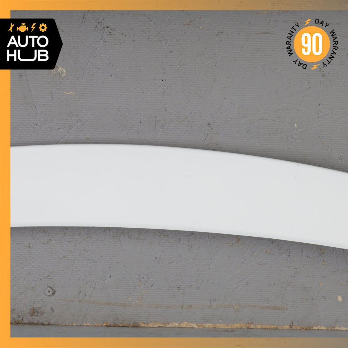 Mercedes W205 C300 C43 AMG Sedan Rear Trunk Lid Spoiler Lip Wing White OEM - photo 4