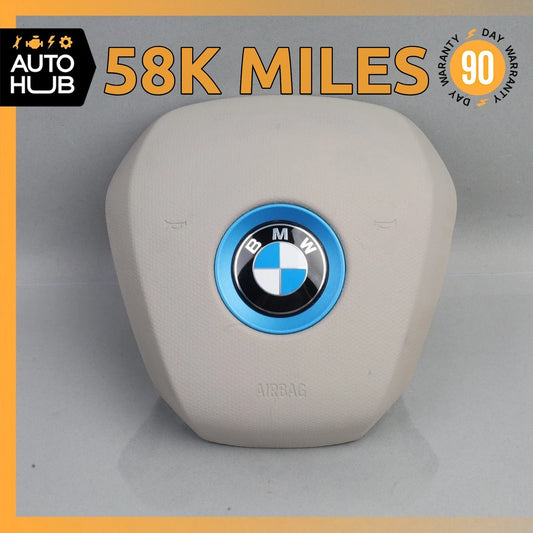 BMW i3 I01 Hybrid Steering Wheel Airbag Air Bag 33687036601 OEM 58k - photo 1