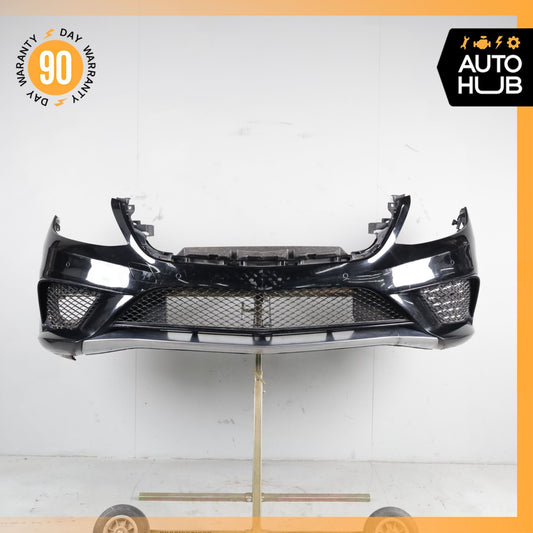 14-17 Mercedes W222 S63 S65 AMG Sport Front Bumper Cover Black OEM - photo 1